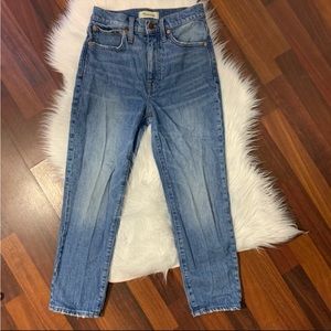 Madewell Classic straight leg jeans